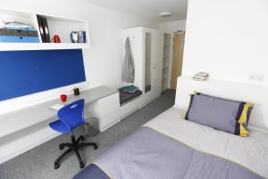 Enhanced bedroom in new College Lane accommodation